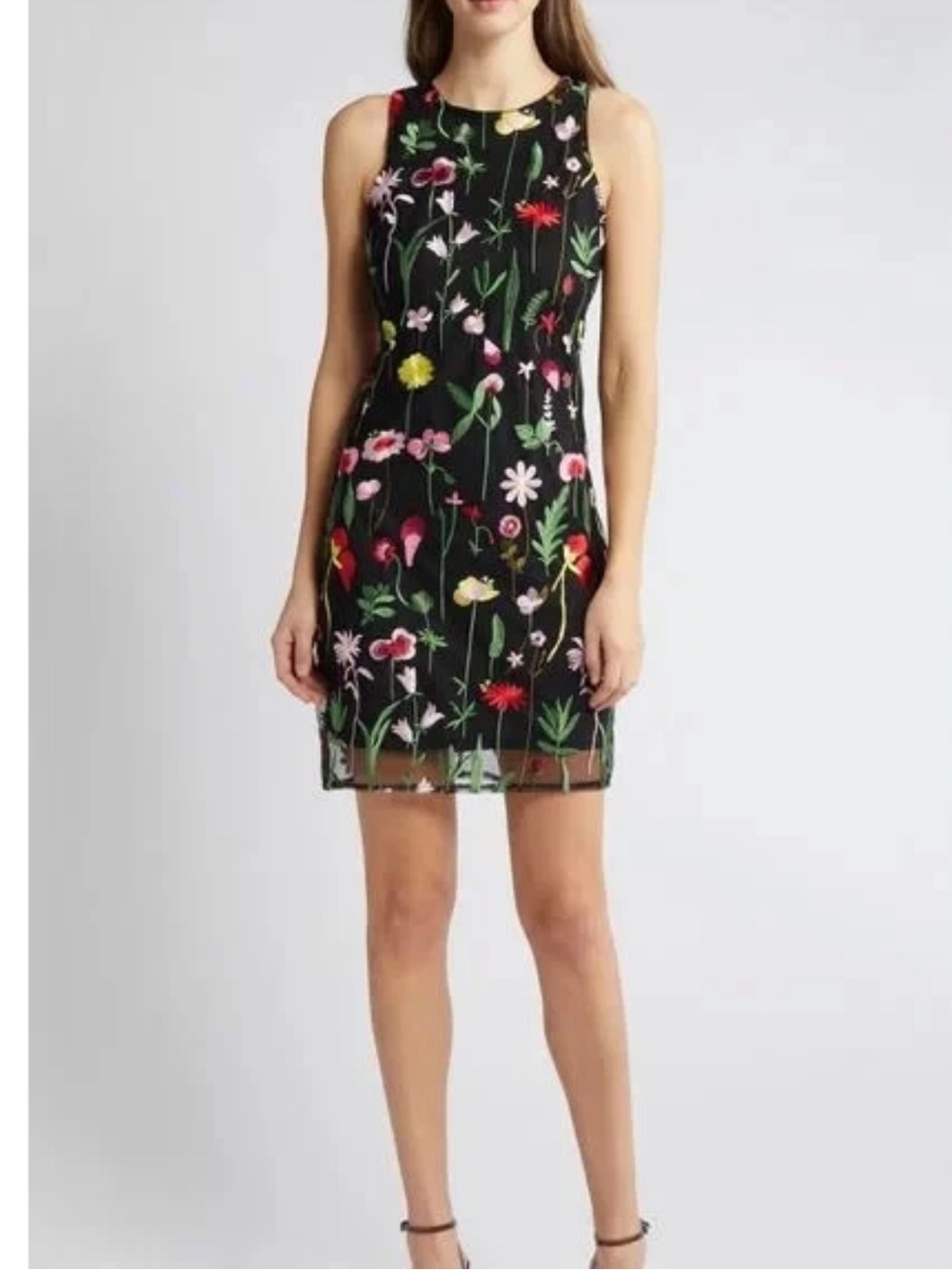 NWT Sam Edelman Fresh Cut Embroidery Sheath Mini Dress